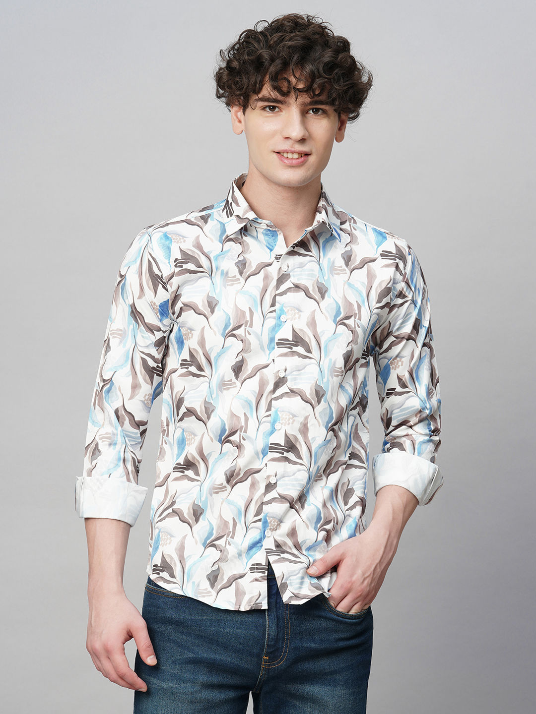 Vivid Printed Men's Shirt