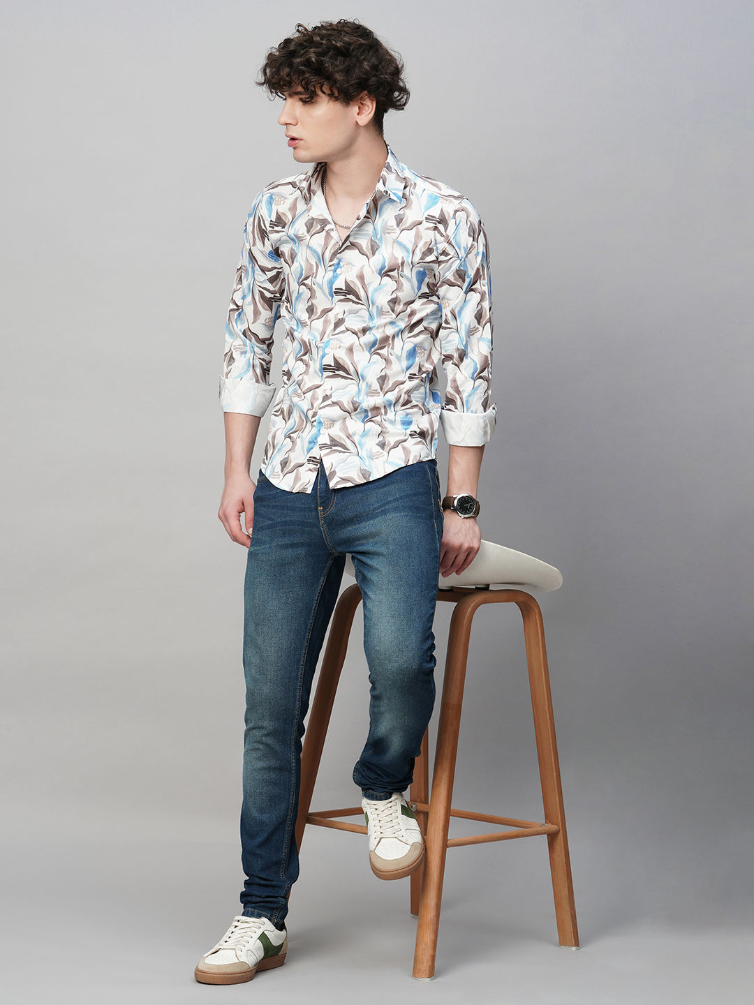 Vivid Printed Men's Shirt