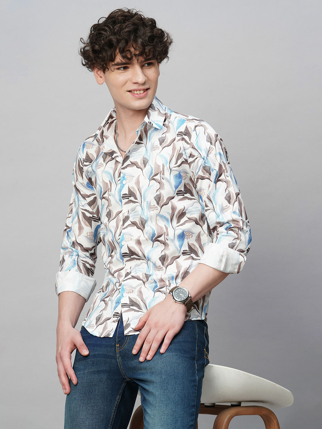 Vivid Printed Men's Shirt