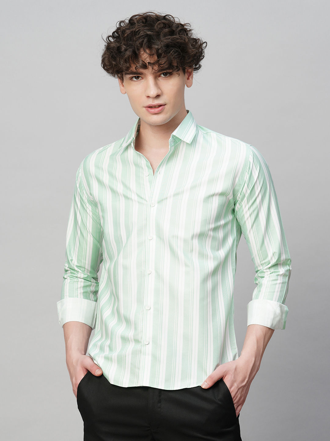 Adventurous Striped Men's Shirt