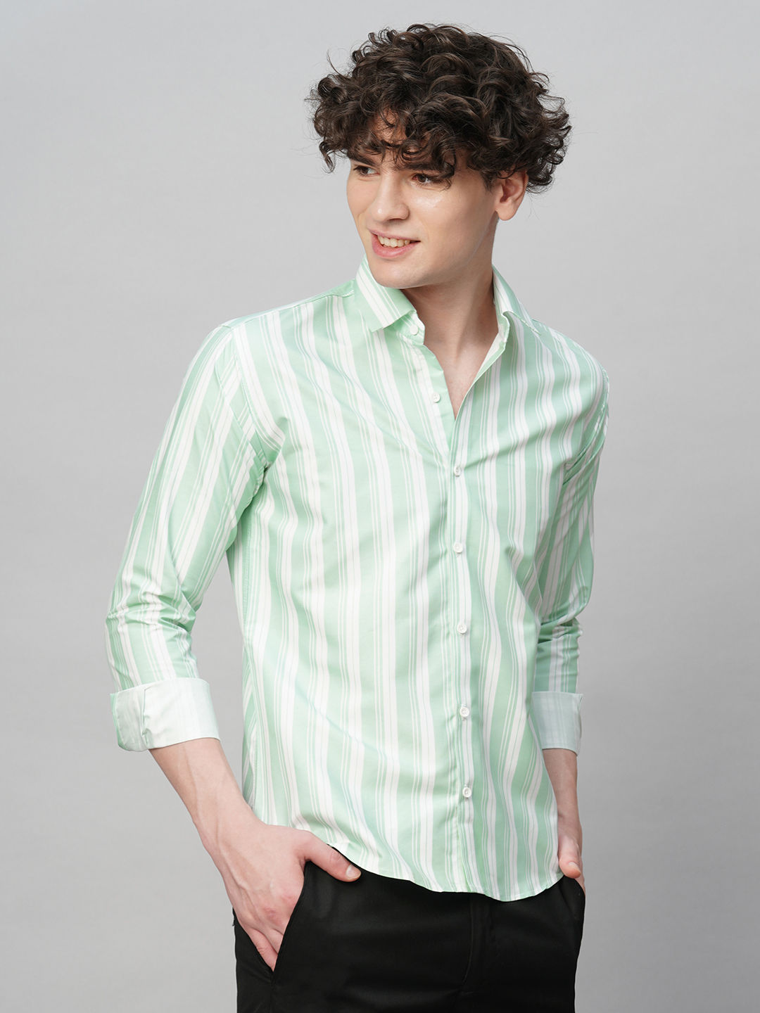 Adventurous Striped Men's Shirt