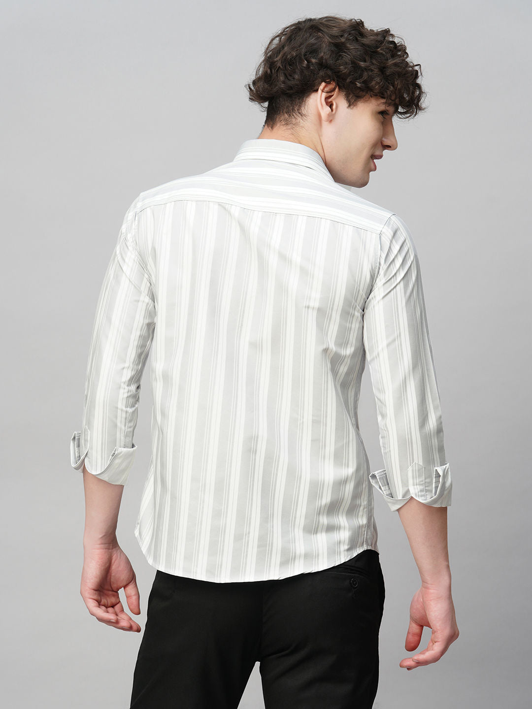 Tailored Striped Men's Shirt