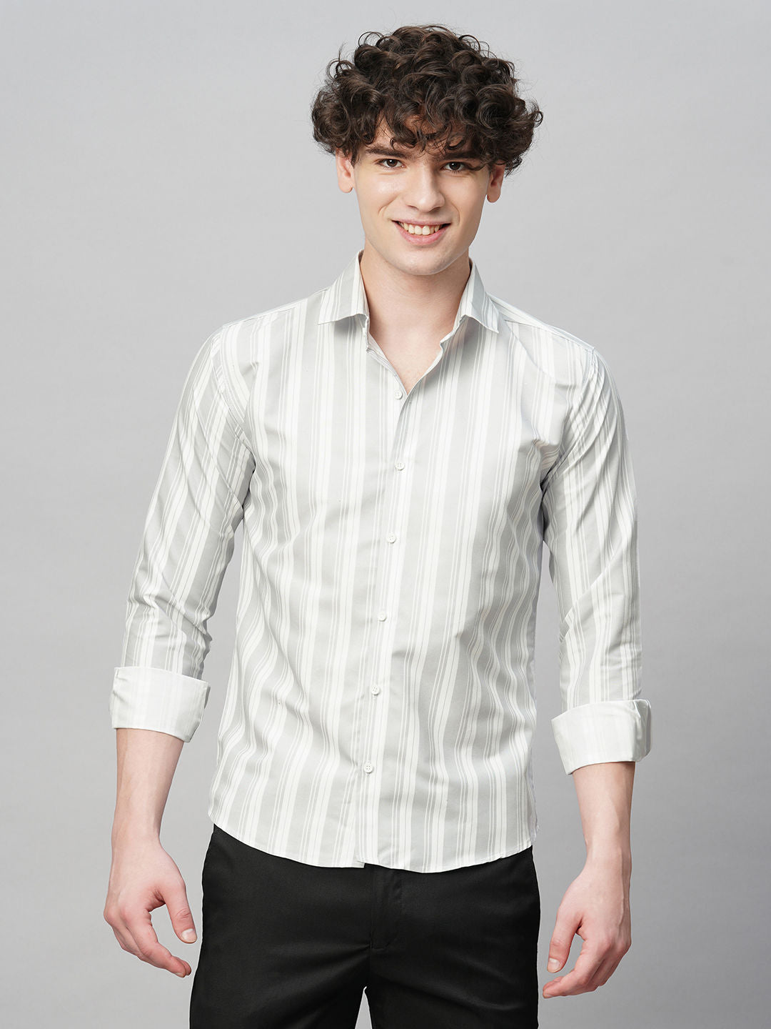 Tailored Striped Men's Shirt