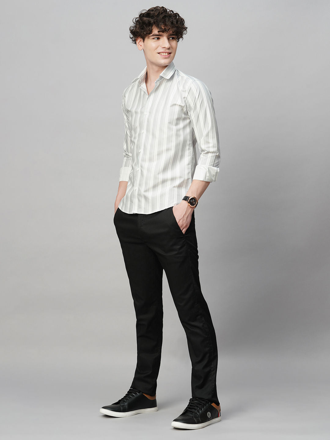 Tailored Striped Men's Shirt