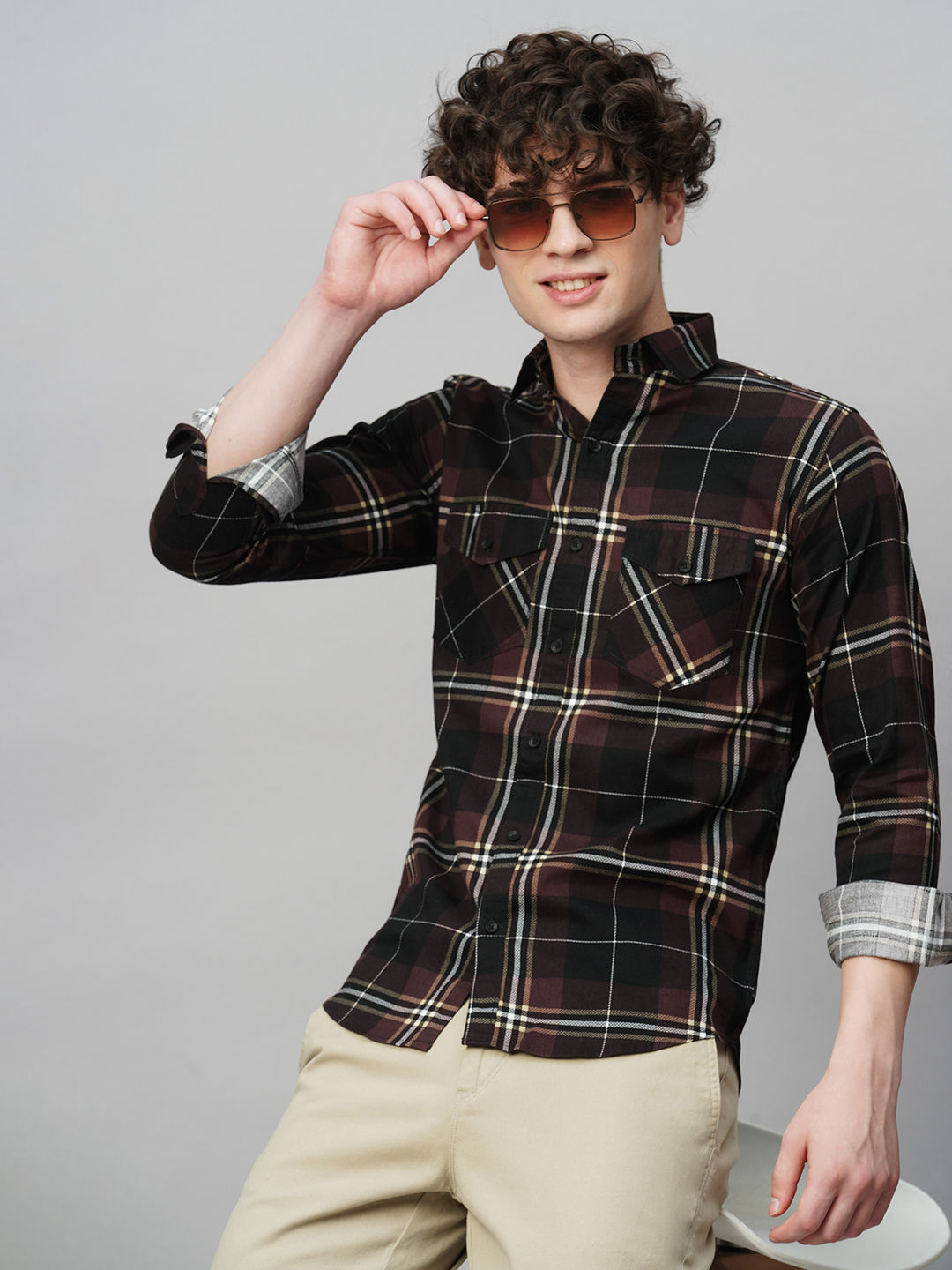 Urban Checked Shirts for Men