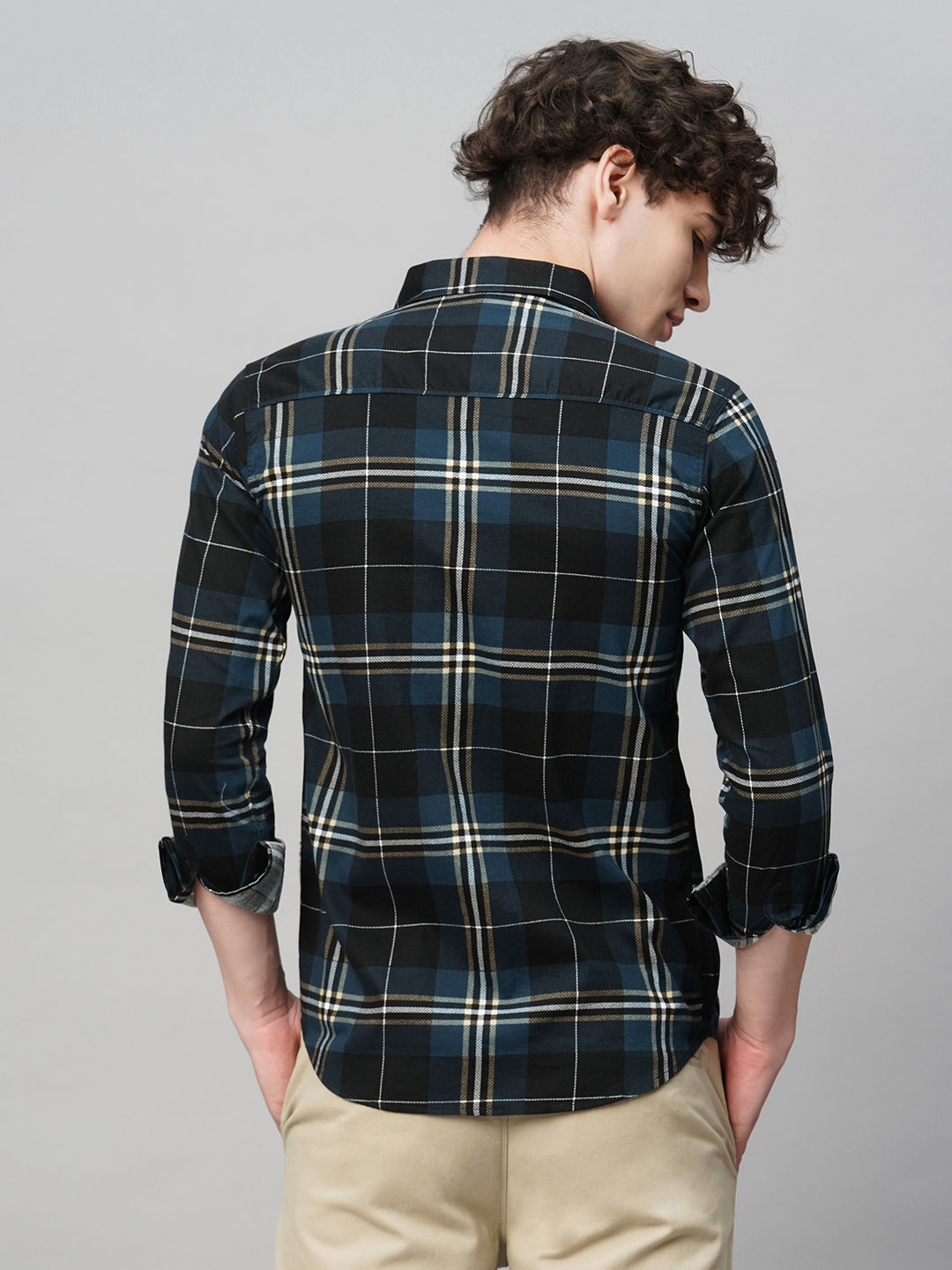 Contemporary Checked Shirts for Men