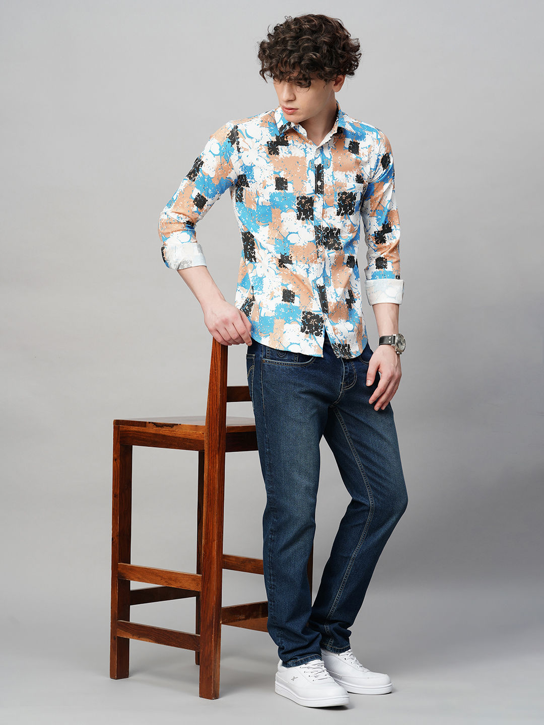 Sleek Printed Men's Shirt