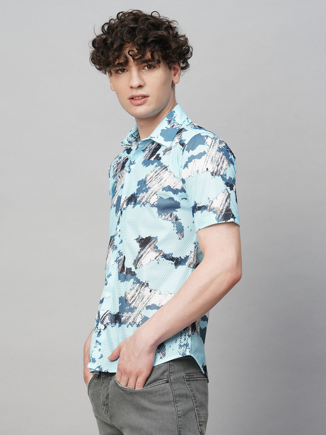 Timeless Printed Half Sleeves Men's Shirt