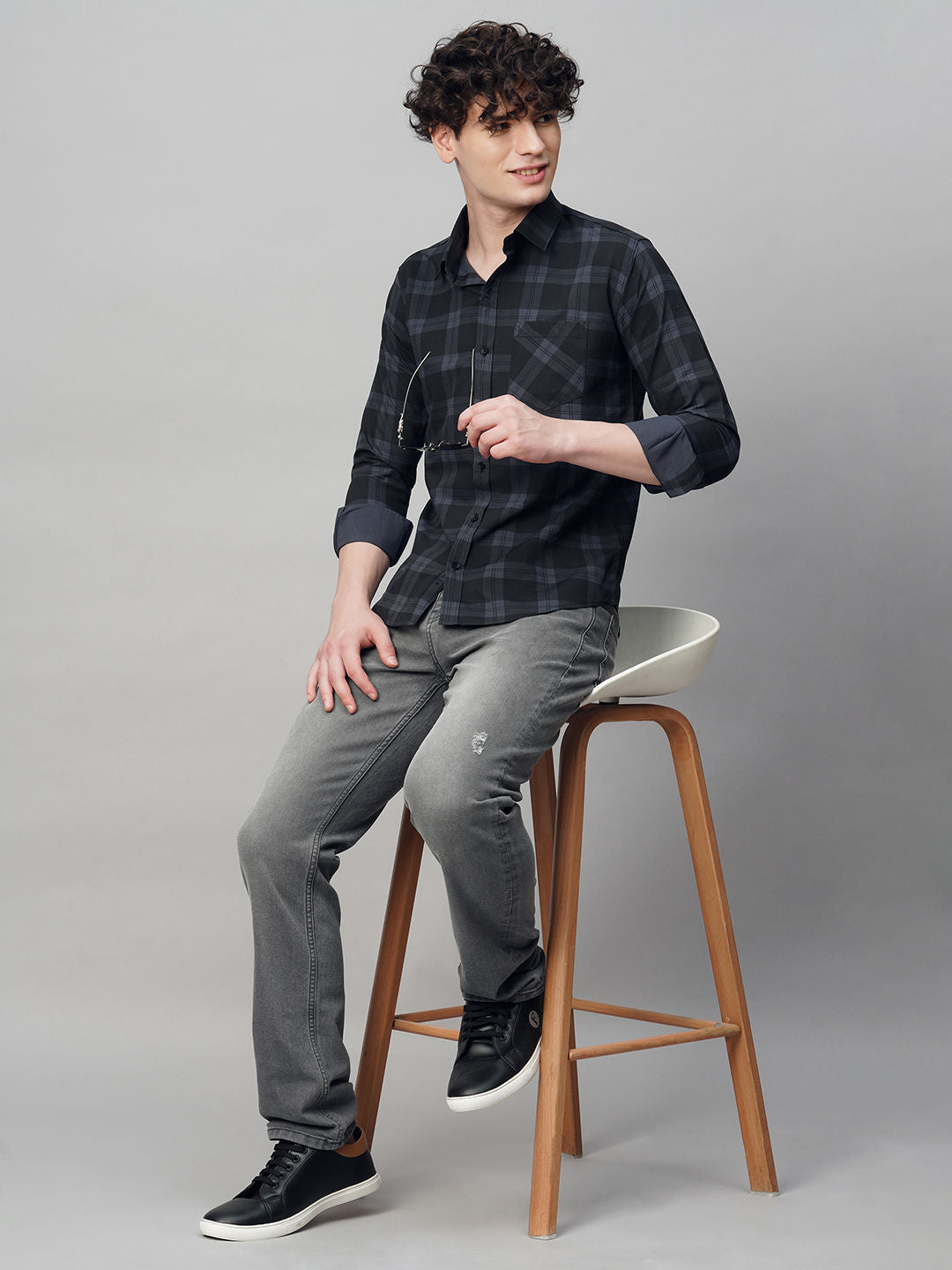 Rugged Checked Shirts for Men