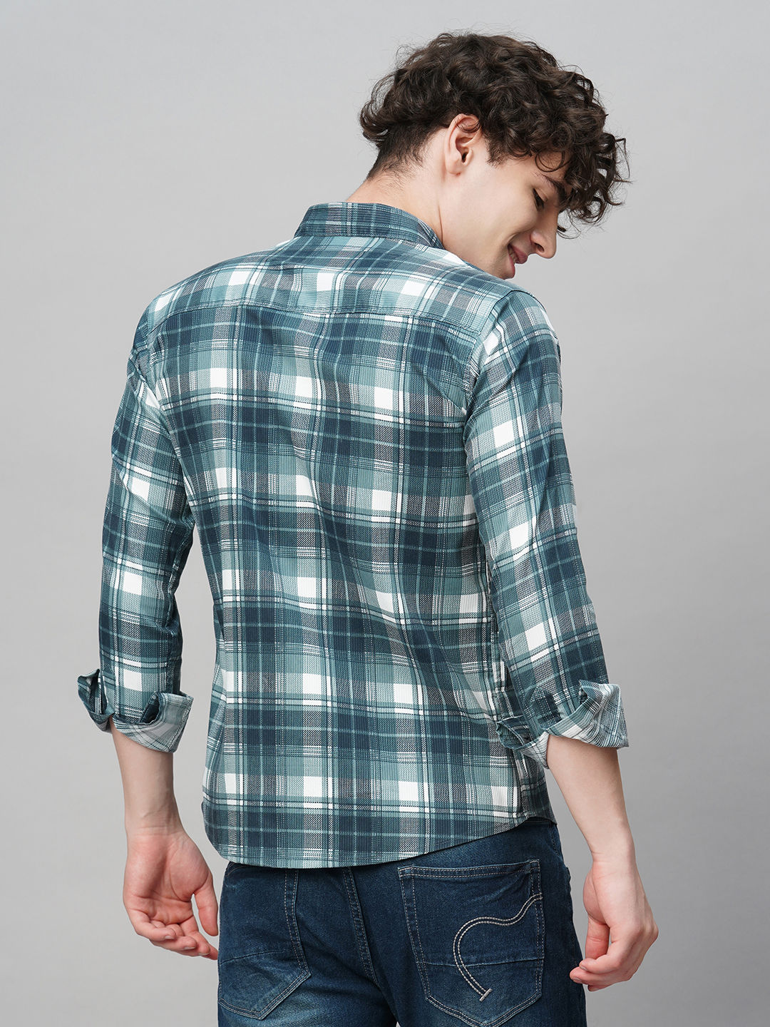 Versatile Checked Men's Shirt