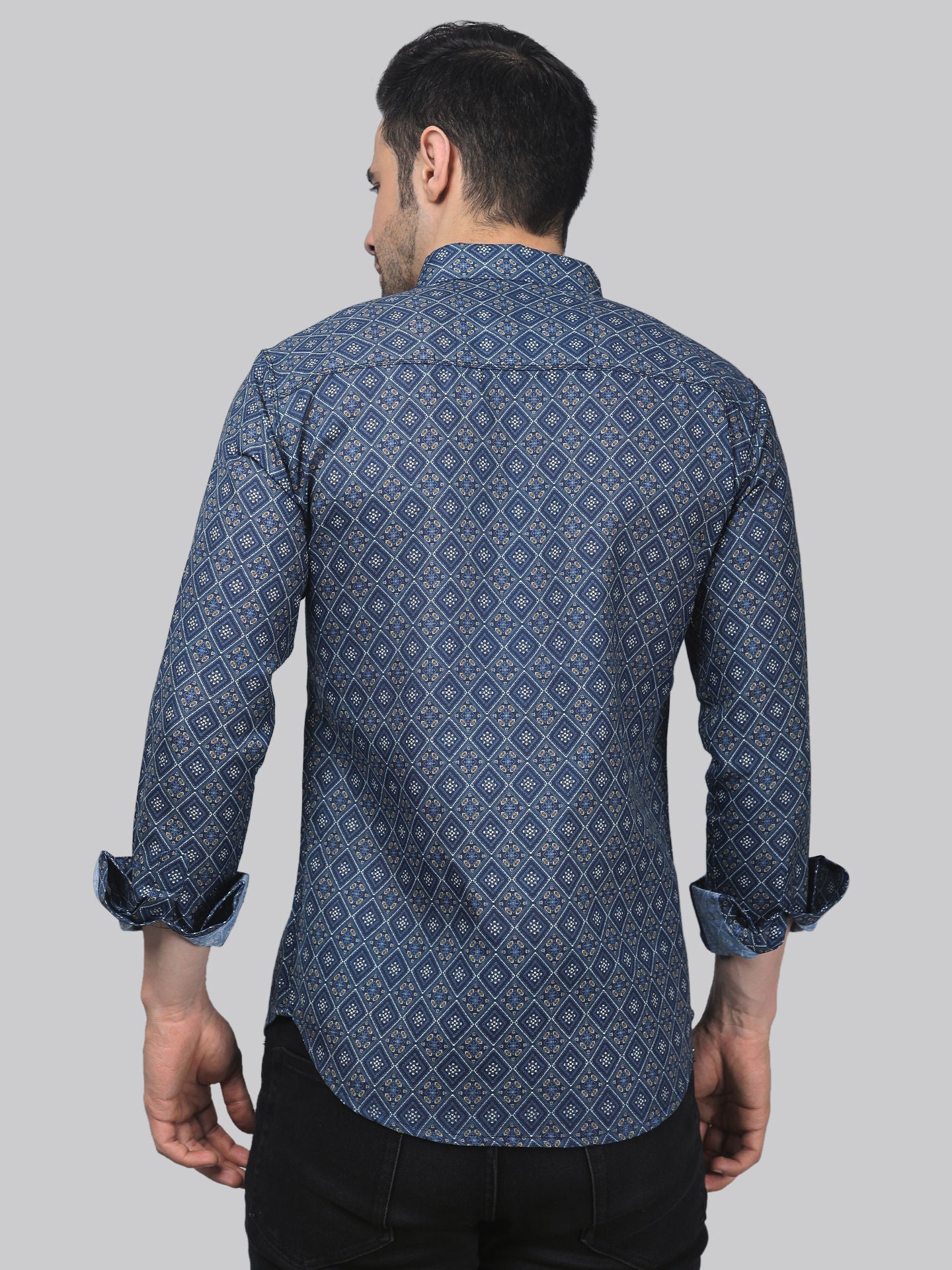 Arctic Men's Printed Full Sleeve Casual Linen Shirt - TryBuy® USA🇺🇸