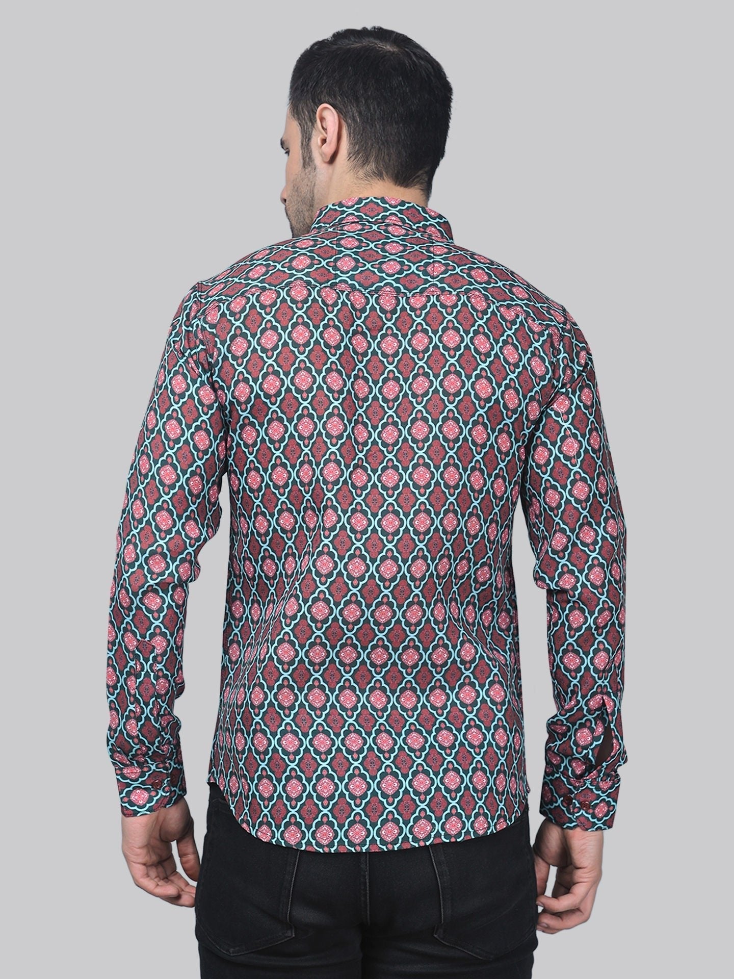 Avant-garde Men's Printed Full Sleeve Casual Linen Shirt - TryBuy® USA🇺🇸