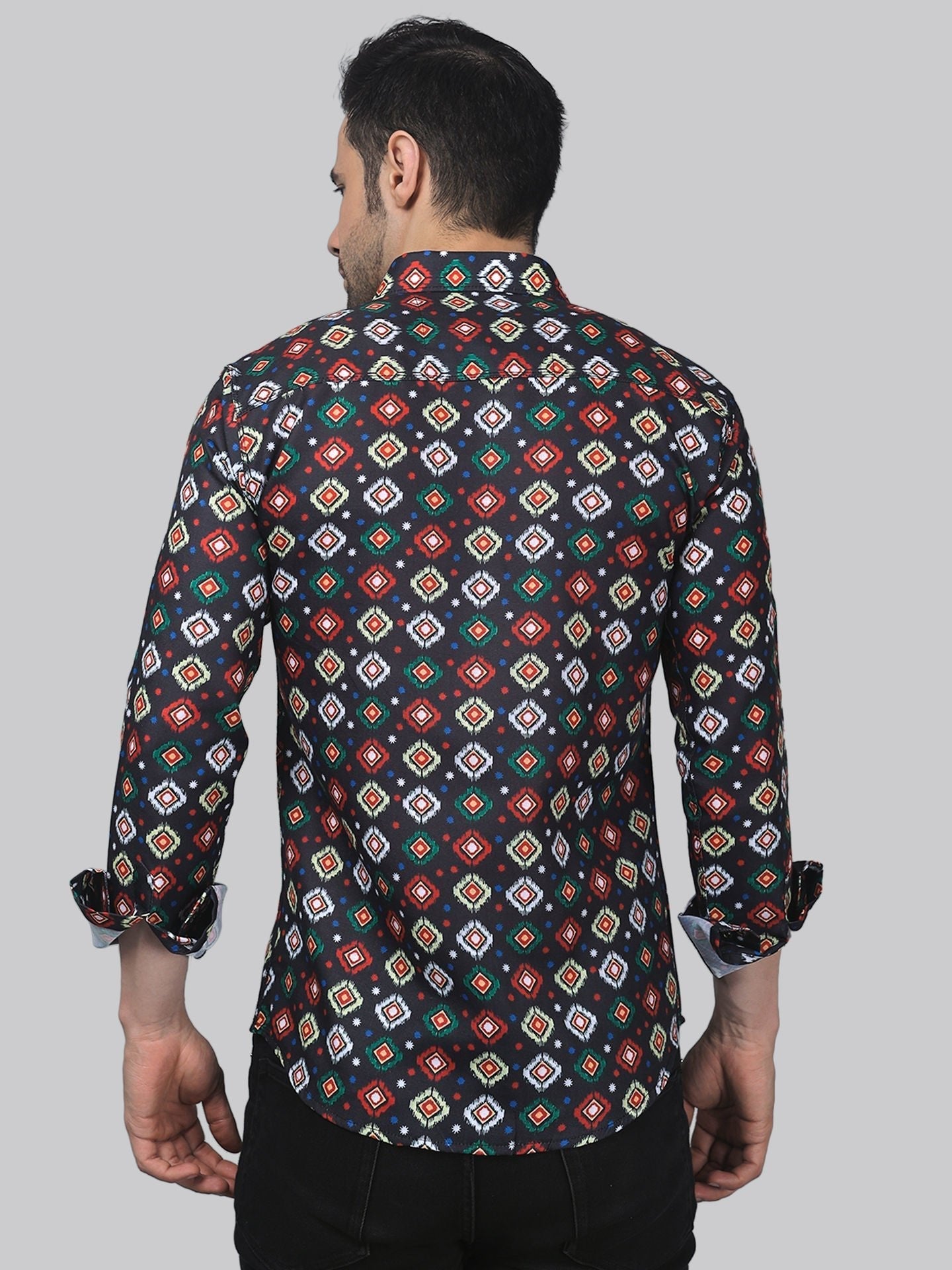 Tropical Men's Printed Full Sleeve Casual Linen Shirt - TryBuy® USA🇺🇸