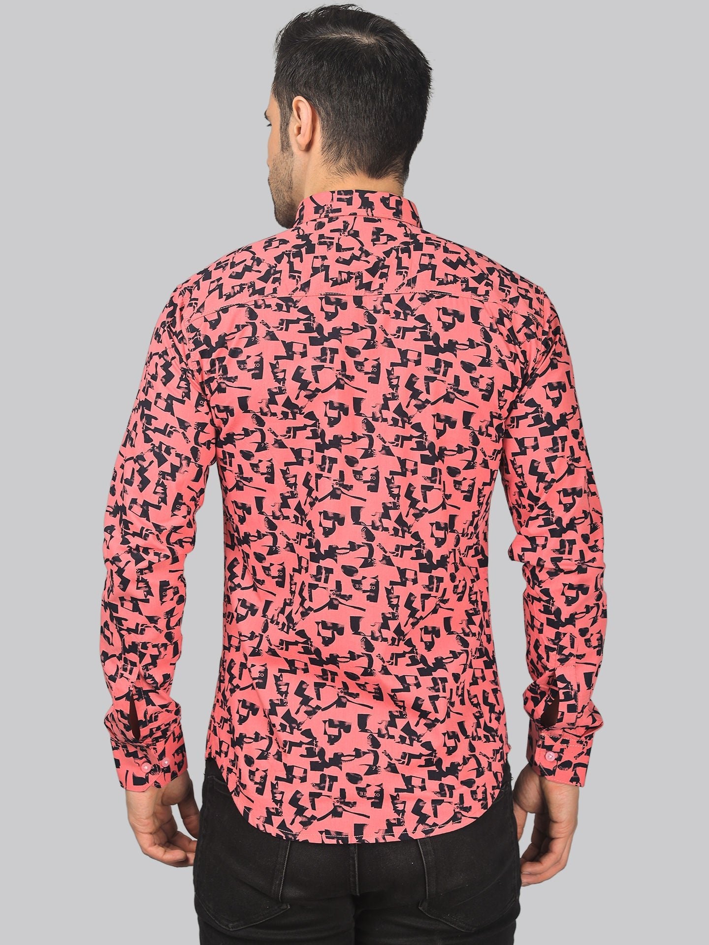 Artisanal Men's Printed Full Sleeve Casual Linen Shirt - TryBuy® USA🇺🇸