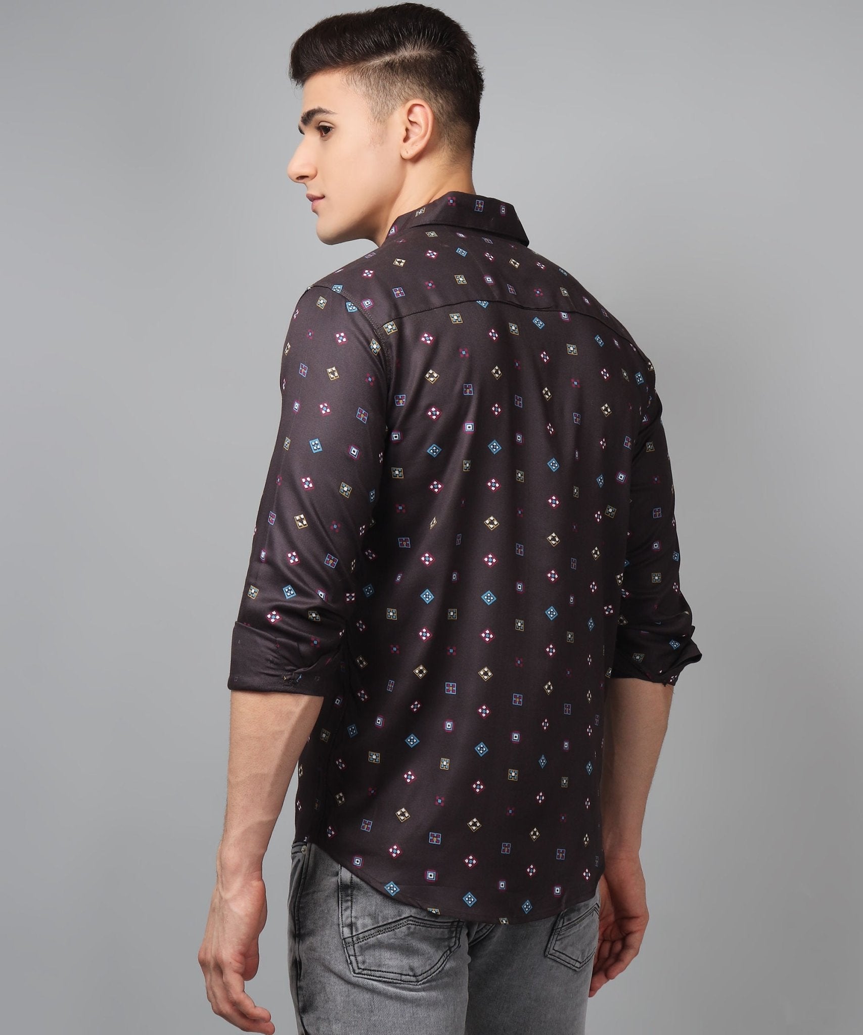 Fabulous Multi Colored Printed Cotton Casual Shirt for Men by Trybuy Premium - TryBuy® USA🇺🇸