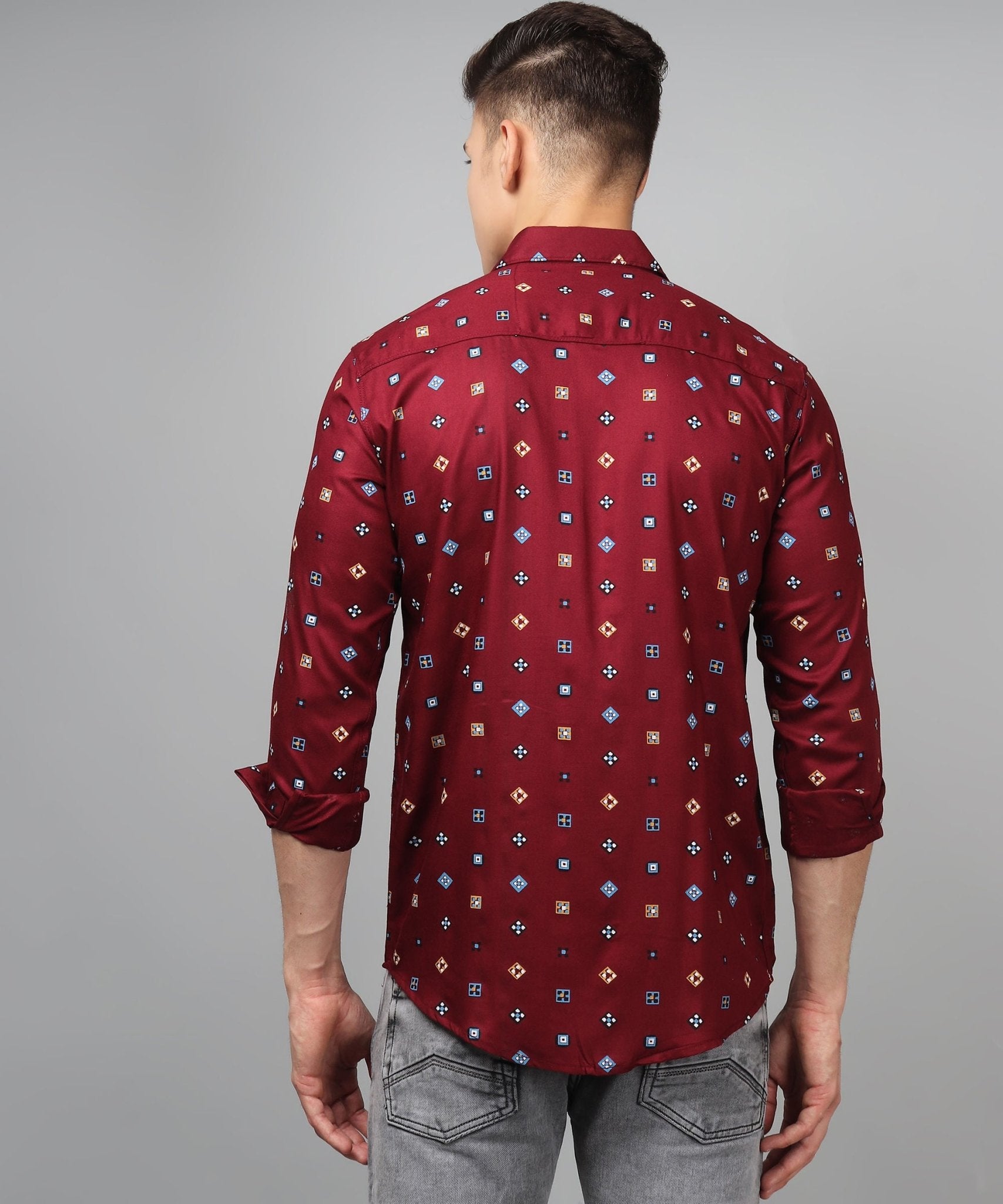 Fancy Trybuy Premium Printed Cotton Casual Shirt for Men - TryBuy® USA🇺🇸