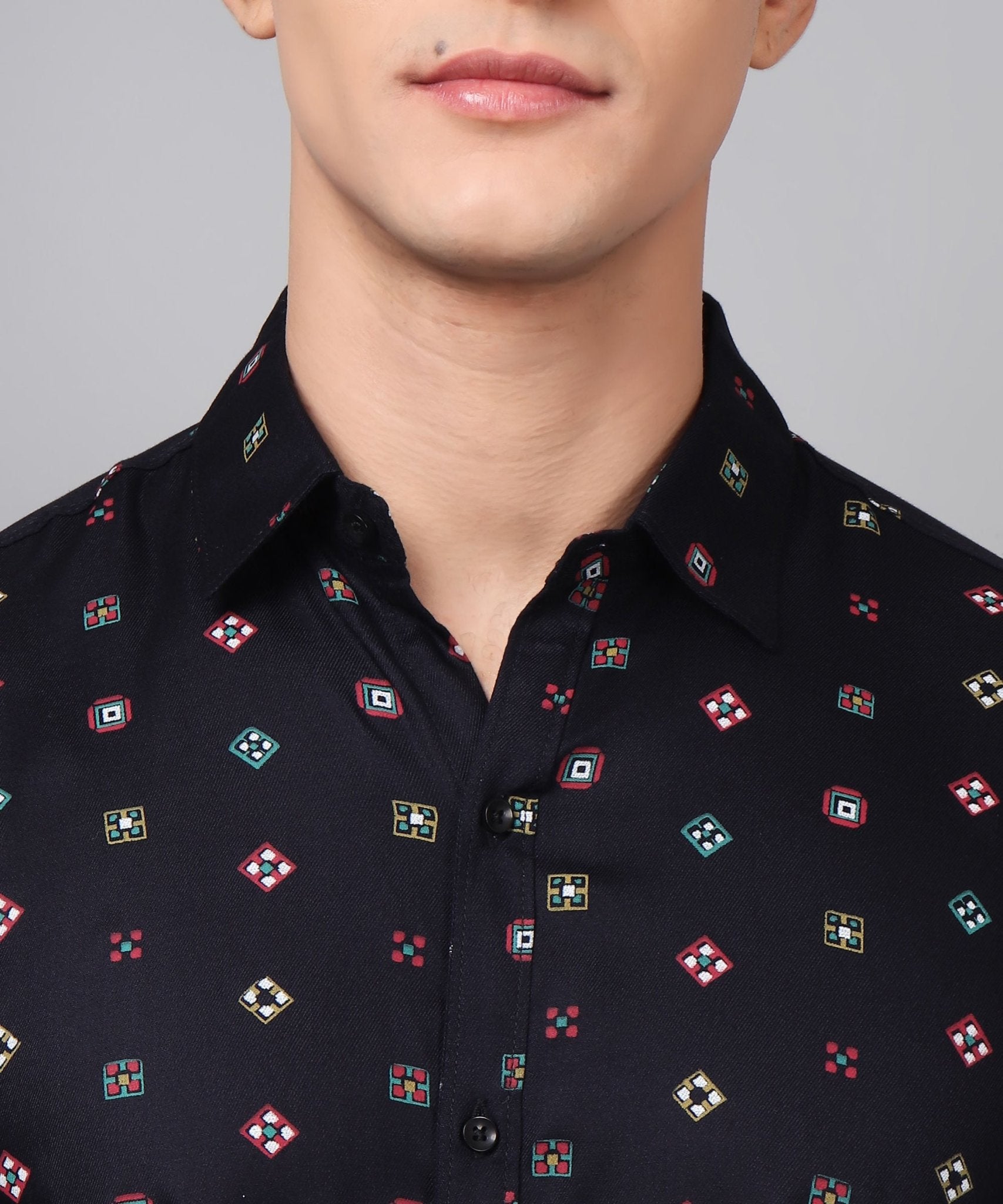 Fashionable Trybuy Premium Printed Cotton Casual Shirt for Men - TryBuy® USA🇺🇸