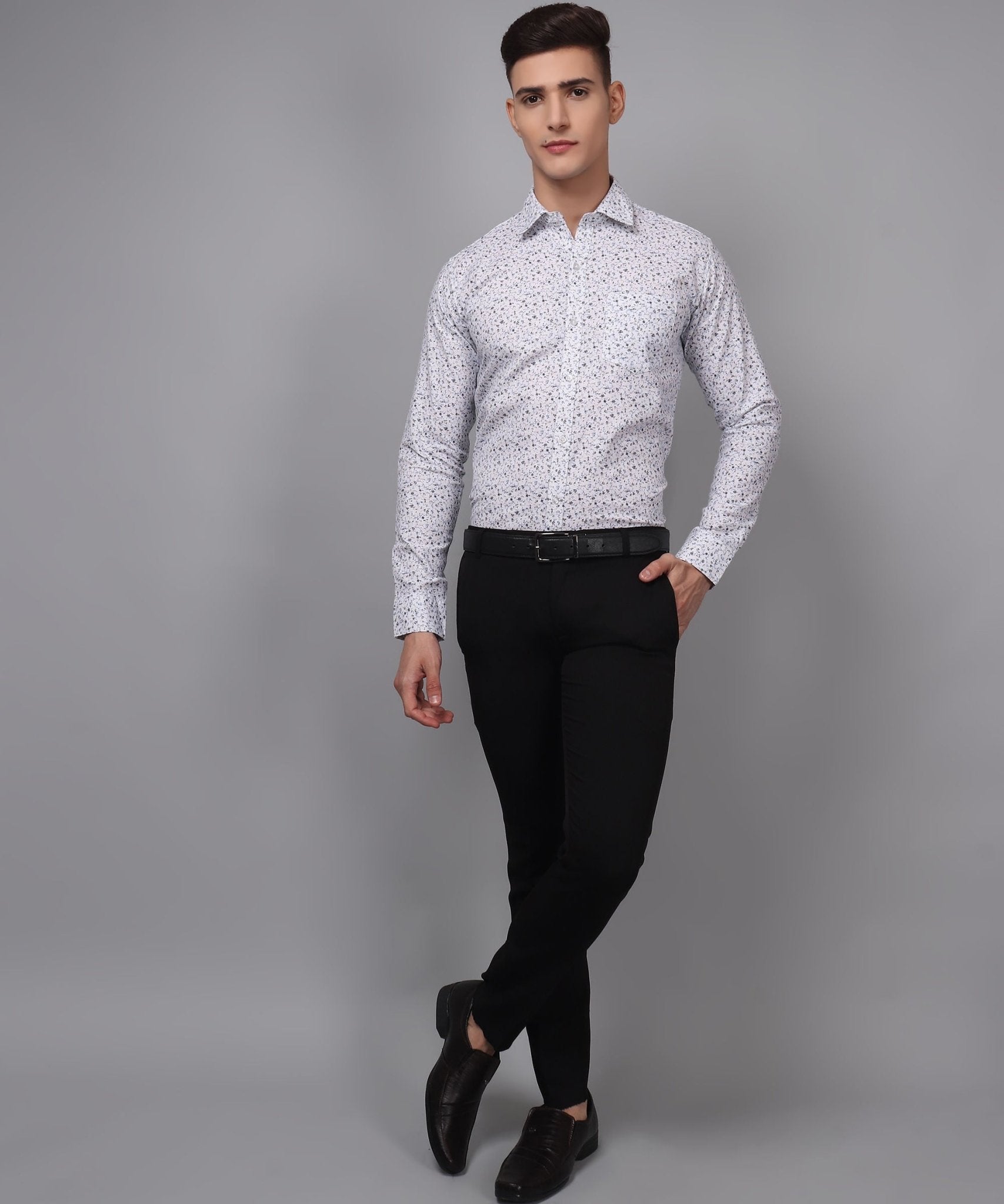 Luxurious Edition TryBuy Premium Cotton Linen Printed Casual/Formal Shirt for Men - TryBuy® USA🇺🇸