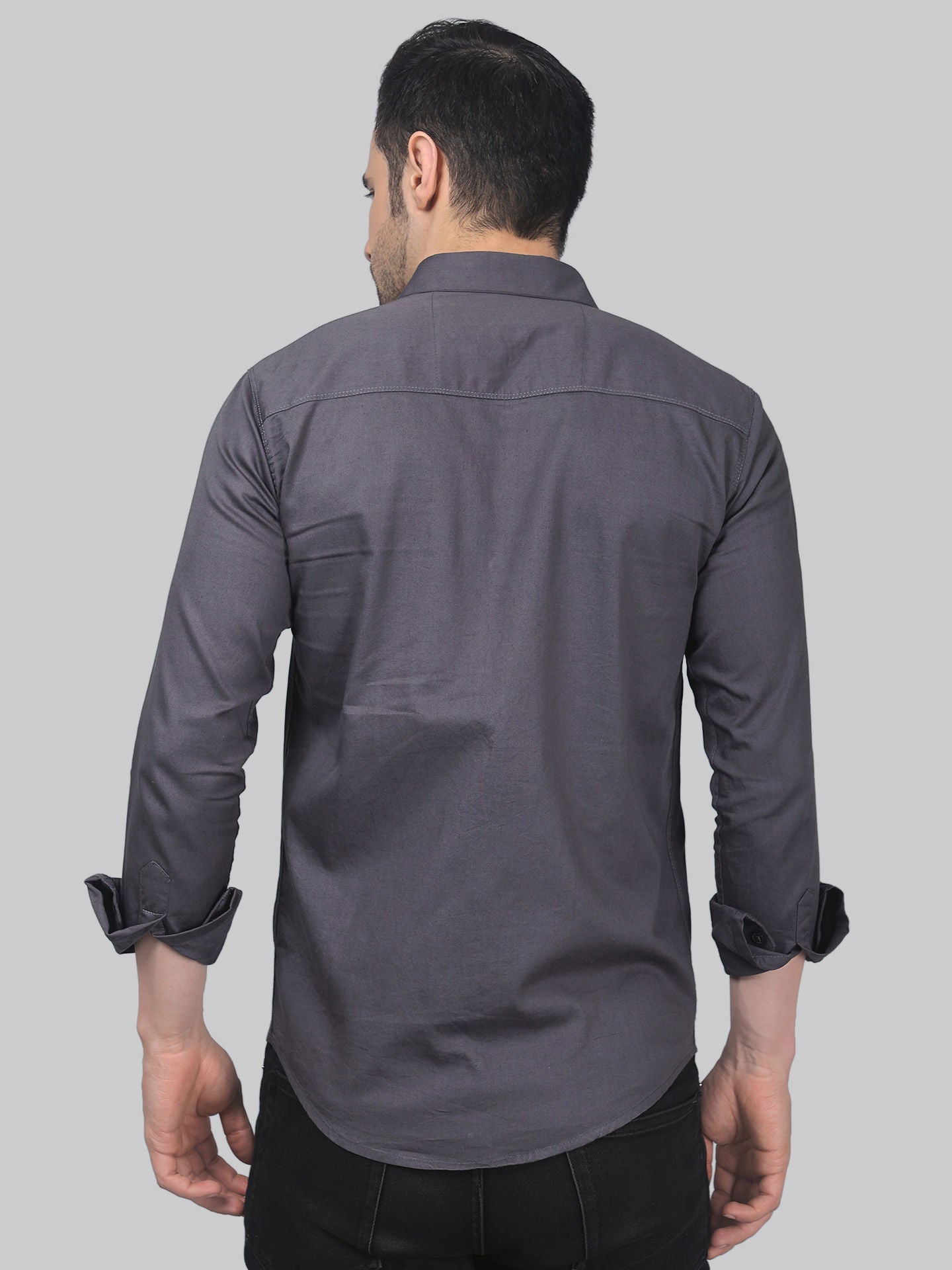 Whimsical TryBuy Premium Graphite Casual/Formal Shirt for Men - TryBuy® USA🇺🇸